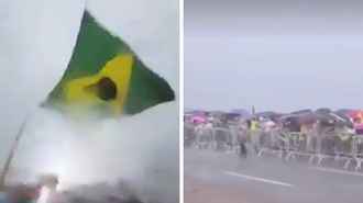 В Бразилии молния ударила в толпу людей. 89 пострадавших