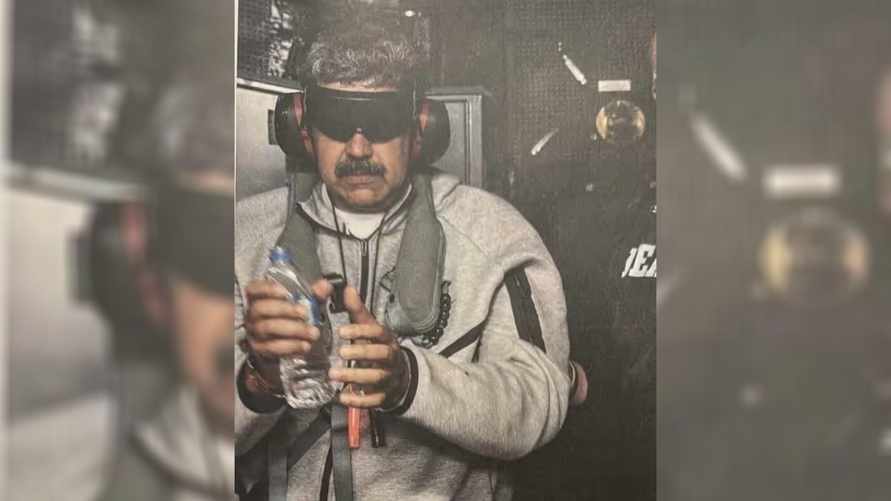 Появилось фото захваченного Мадуро