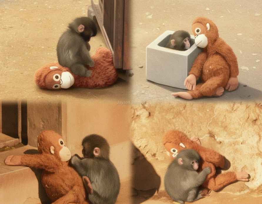 Ставшая известной на весь мир одинокая обезьянка Панч нашла друзей