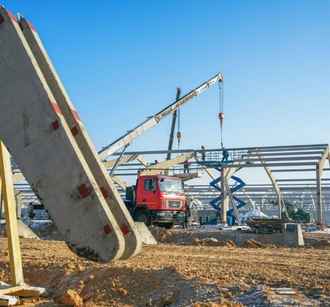 На Гомельщине показали стройку самой большой в Беларуси свинофермы на 100 тыс голов