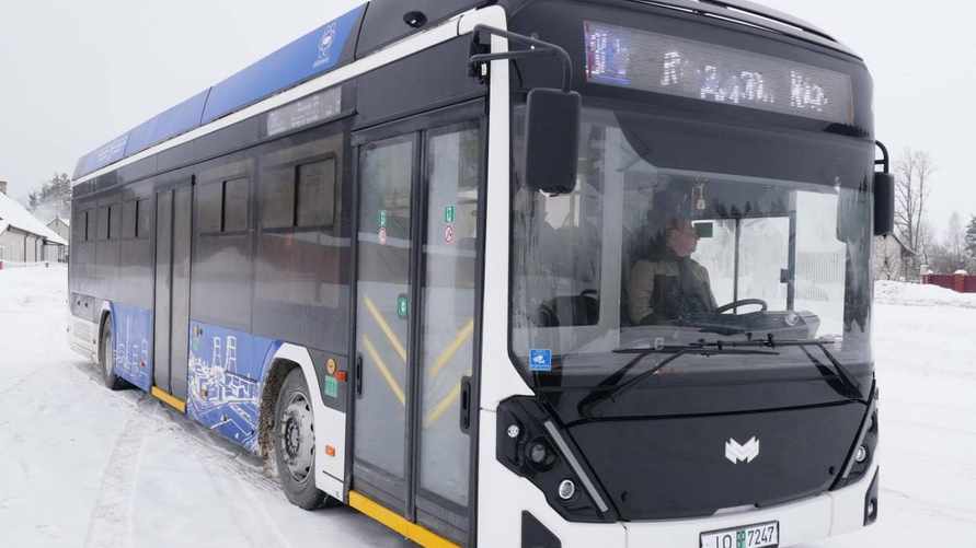 На БелАЭС вживую показали "инновационный вид пассажирского транспорта"