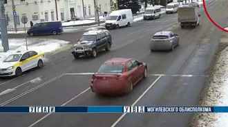 В Могилеве ГАИ показала, за что оштрафовала трёх водителей за считанные секунды