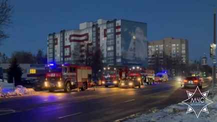 В Солигорске загорелось общежитие