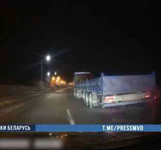 На трассе Минск-Могилев ГАИ устроила погоню за фурой со стрельбой