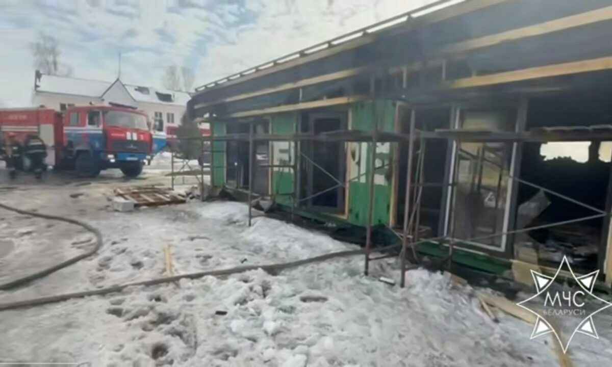 В Борисове произошел взрыв в строящемся кафе