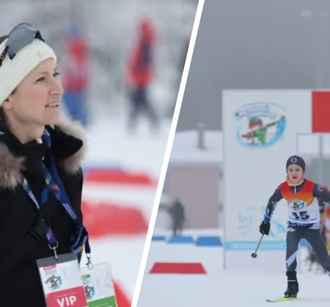 Дарья Домрачева привезла на соревнования в Минск свою дочь. Вот какое место заняла в финале