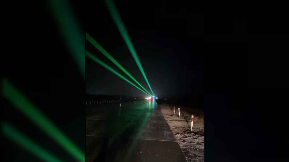 ГАИ решила установить красно-зелёные лазеры на трассах М1 и М4