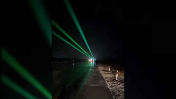 ГАИ решила установить красно-зелёные лазеры на трассах М1 и М4