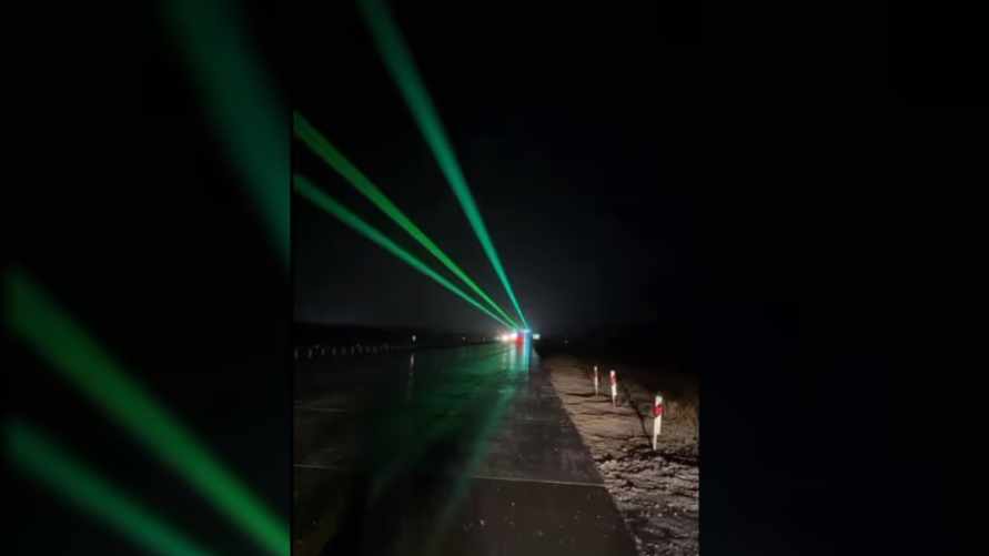 ГАИ решила установить красно-зелёные лазеры на трассах М1 и М4