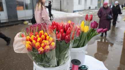 Налог — до 188 рублей. В МНС объяснили, как белорусам законно торговать цветами на 8 марта