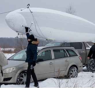 В Литве показали дирижабли и дроны, которые военные тестируют для борьбы с «шарами из Беларуси»