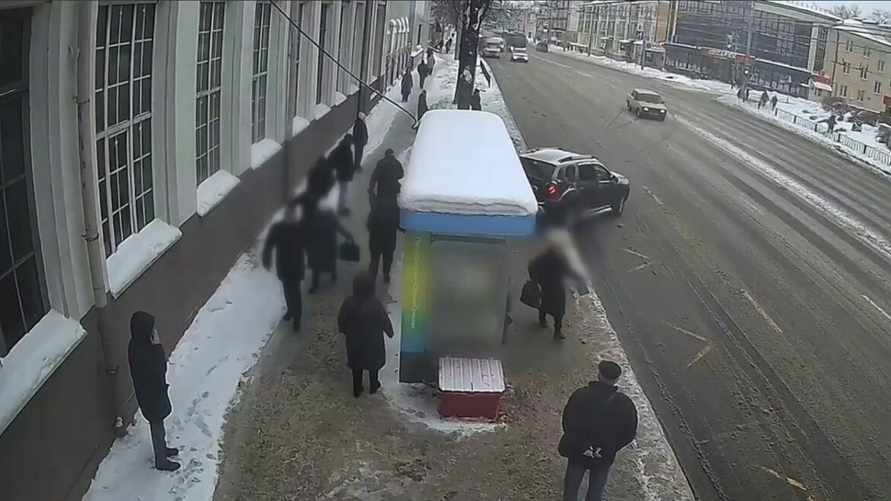 Скриншот видео ГАИ Гомеля