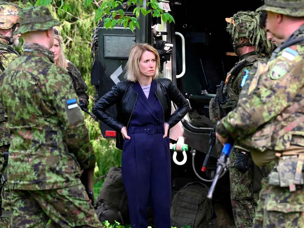 На фото - глава европейской дипломатии Кая Каллас