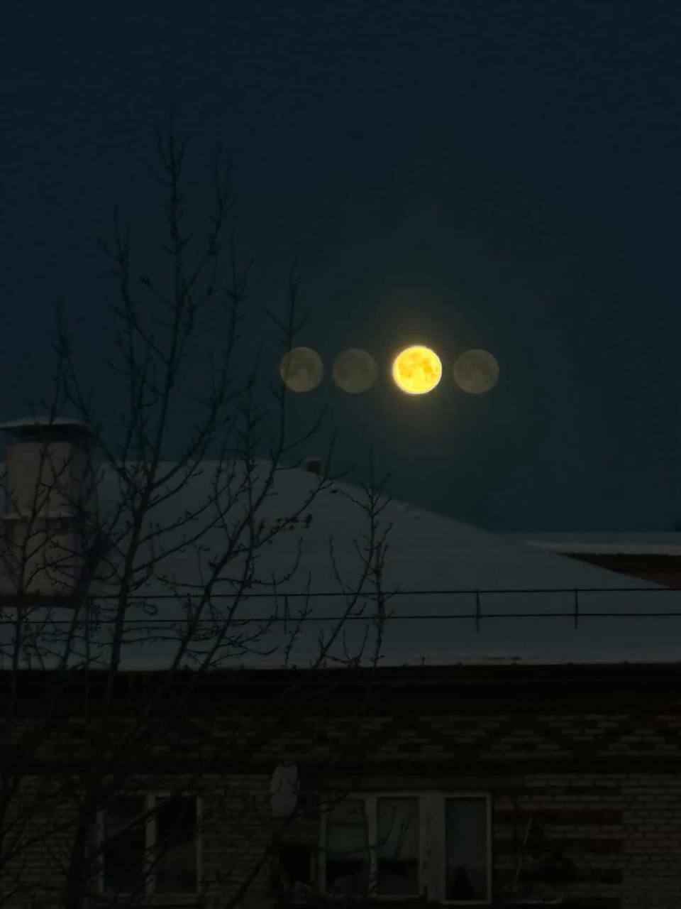 В Сети показали четыре луны в небе над Беларусью. Редкая парселена или иллюзия иллюзии?