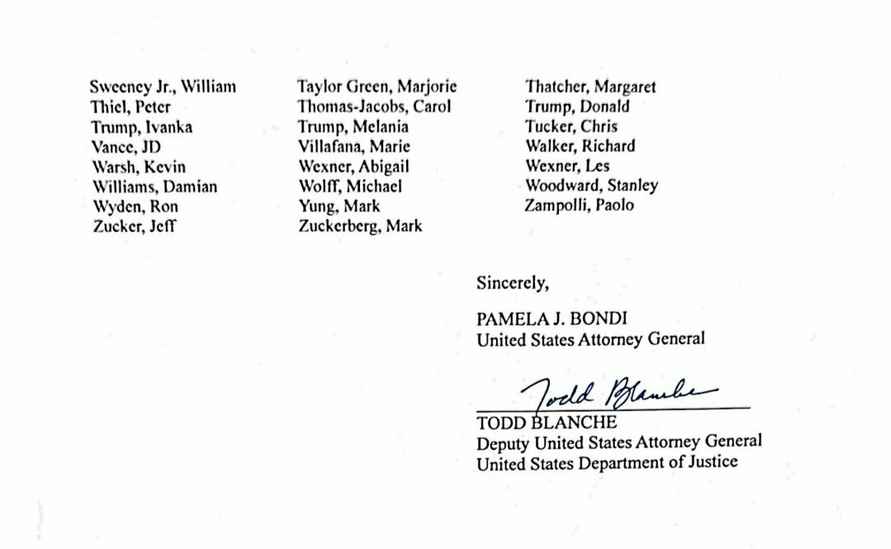 Даже папа Иоанн Павел II. В США опубликовали 300 имён знаменитостей, упомянутых в файлах Эпштейна