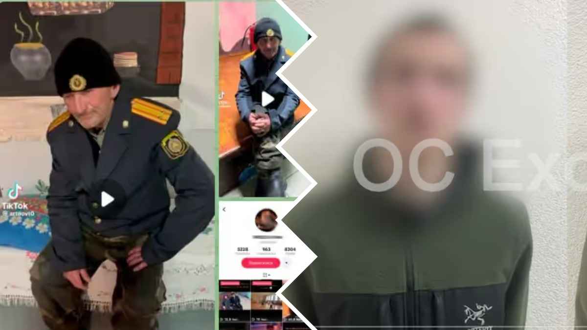 На Гомельщине 19-летнего парня отправили в ИВС за видео в TikTok с дедушкой в милицейской форме