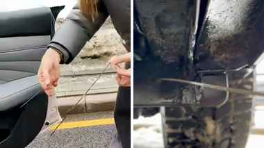 На улицах Минска заметили загадочные металлические спицы. Появилась версия о «недоброжелателях»