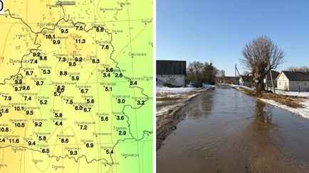В Беларусь идёт «немного нервная» весна. Где ждать от минуса до +15°C