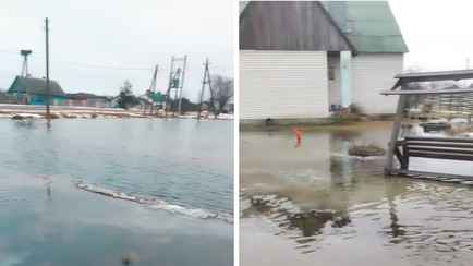 В Сети появились первые видео затоплений на Полесье — «И это только начало»