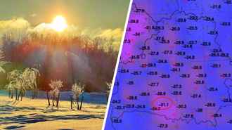 Есть -31,1℃. Суточные рекорды обновила в белорусских городах самая холодная ночь этой зимы