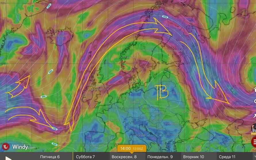 Не исключены первые +20°C. В Беларусь идёт новый антициклон Конрад