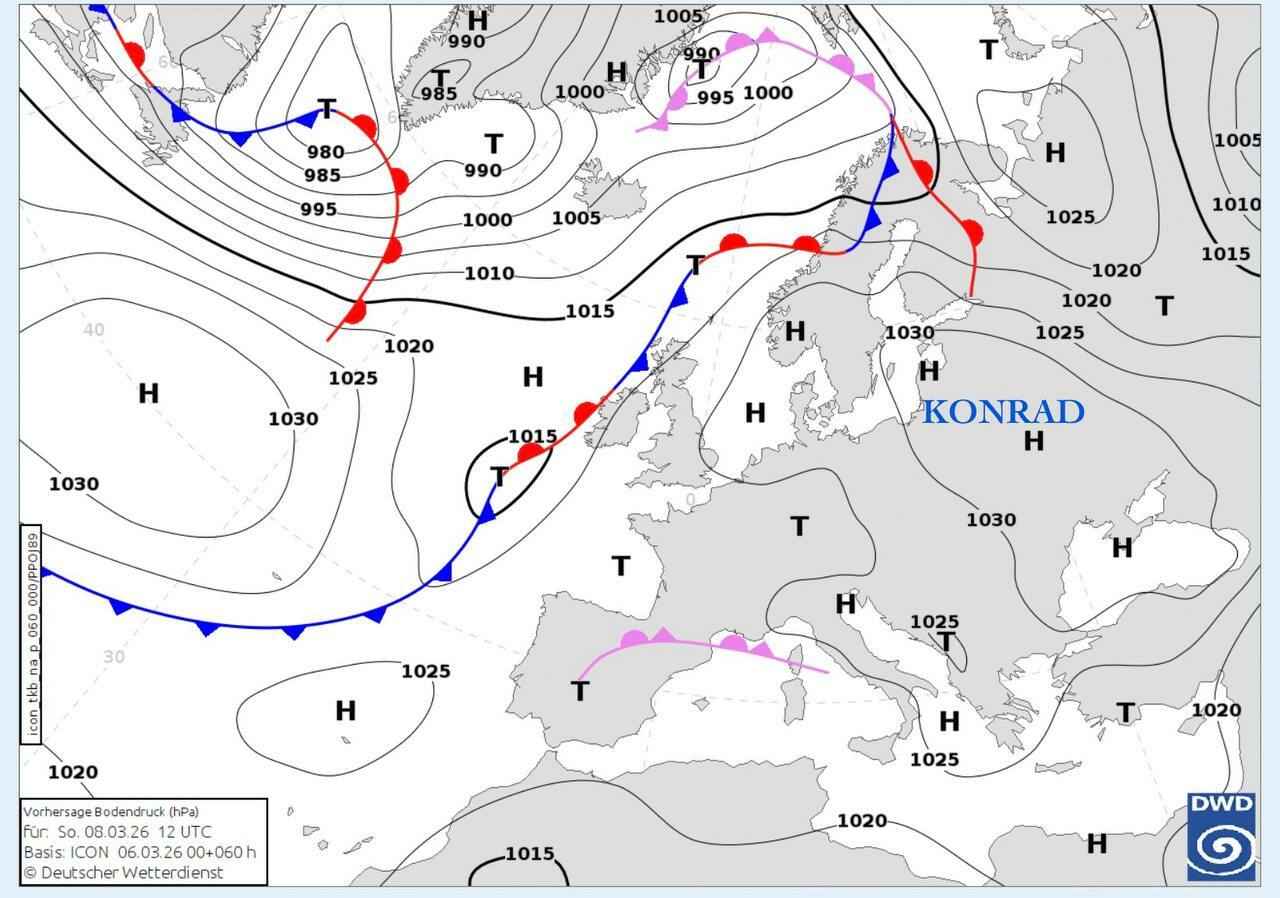 Не исключены первые +20°C. В Беларусь идёт новый антициклон Конрад