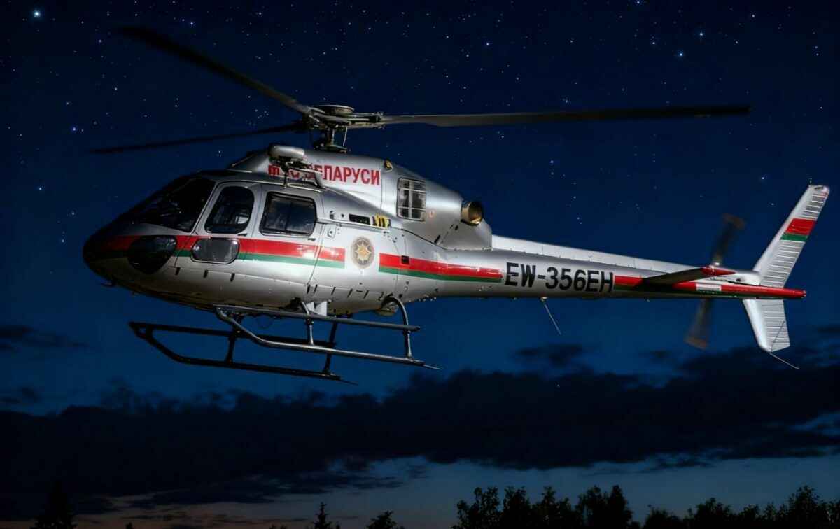 Минчан предупредили об аэросъемке с вертолета с высоты 500-600 метров