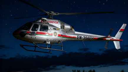 Минчан предупредили об аэросъемке с вертолета с высоты 500-600 метров