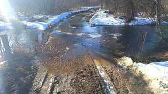 Еще один мост в Беларуси ушел под воду