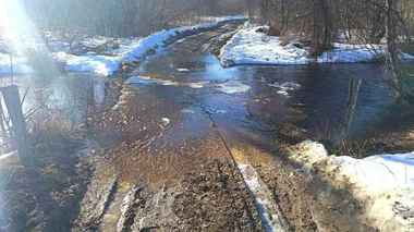 Еще один мост в Беларуси ушел под воду