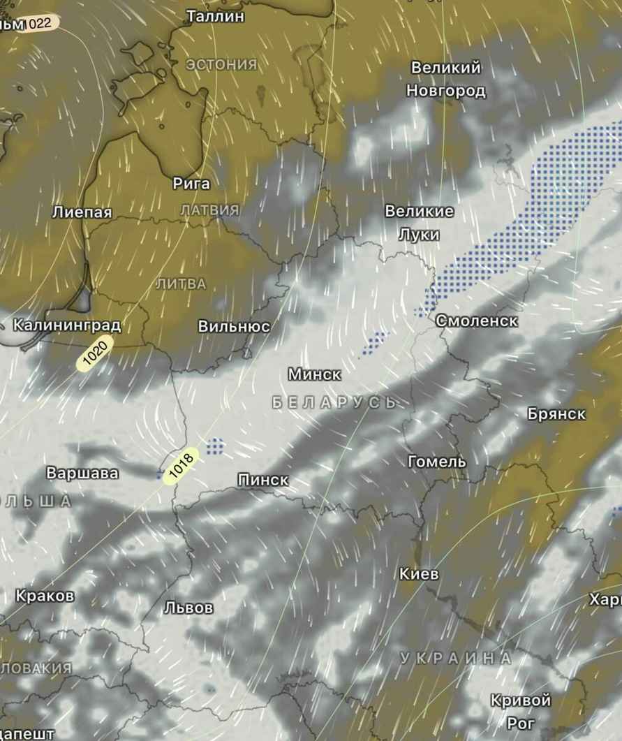 Готовимся к -5°C и снегу. Синоптики предупредили о «сюрпризе» с 20 по 22 марта