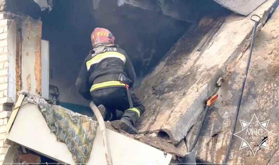 Под Гродно разрушился жилой дом