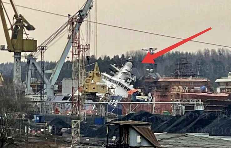 Украина атаковала новейшее российское военное судно в Балтийском море