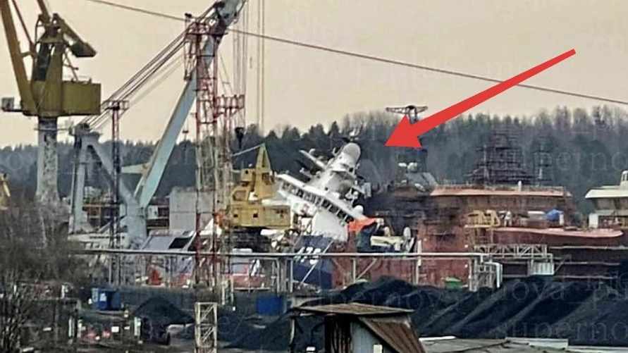 Украина атаковала новейшее российское военное судно в Балтийском море