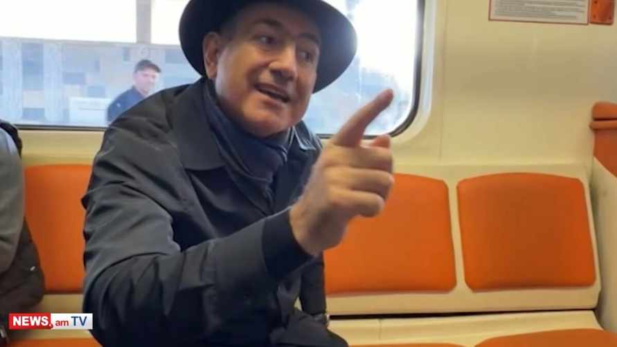 Премьер Армении Пашинян поругался в метро и попал на видео