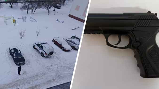 В Лоеве девушка открыла стрельбу с балкона многоэтажки