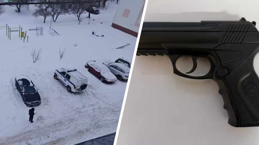 В Лоеве девушка открыла стрельбу с балкона многоэтажки