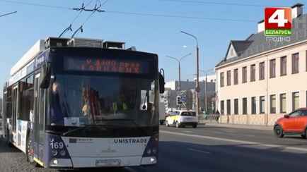 В Гродно запустили антинаркотический троллейбус