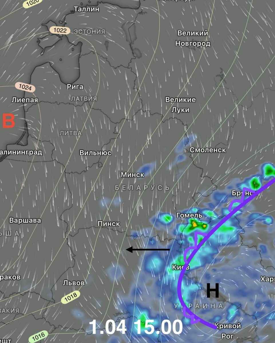 В Беларусь идут первые весенние грозы и +19°С