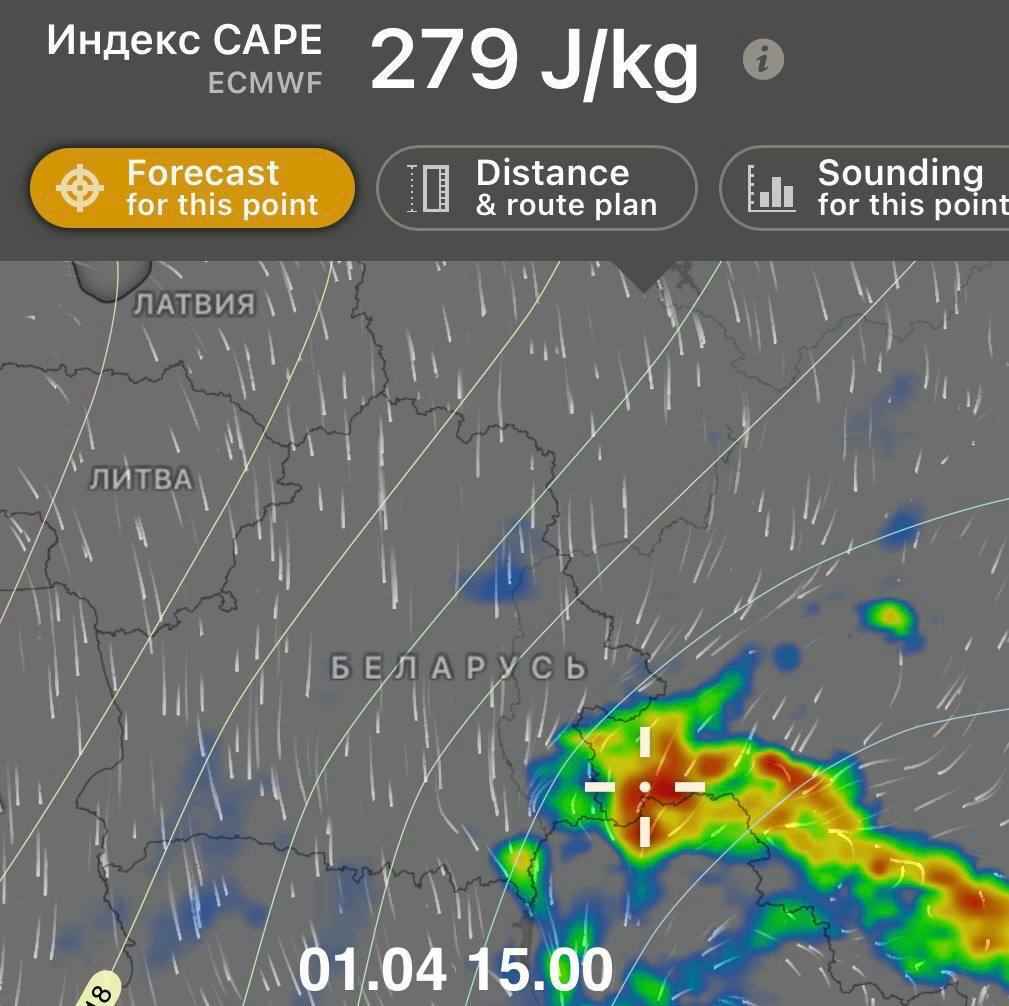 В Беларусь идут первые весенние грозы и +19°С