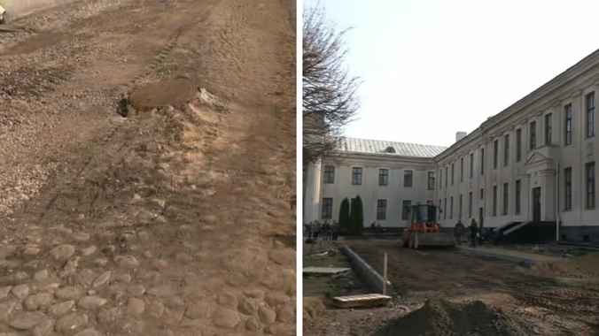 «Королевская» брусчатка в Гродно оказалась коммунистической