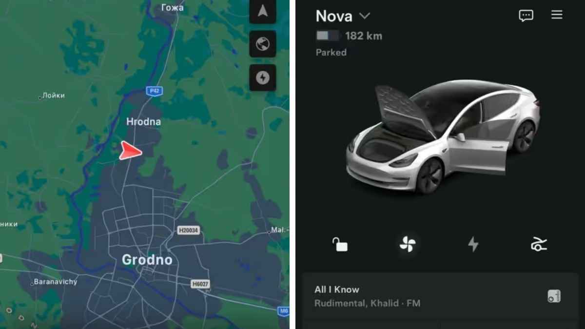 Американец обнаружил свою проданную Tesla в Беларуси и взял под удаленный контроль