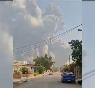 В Иране сняли на видео ужасающий взрыв на тактической авиабазе