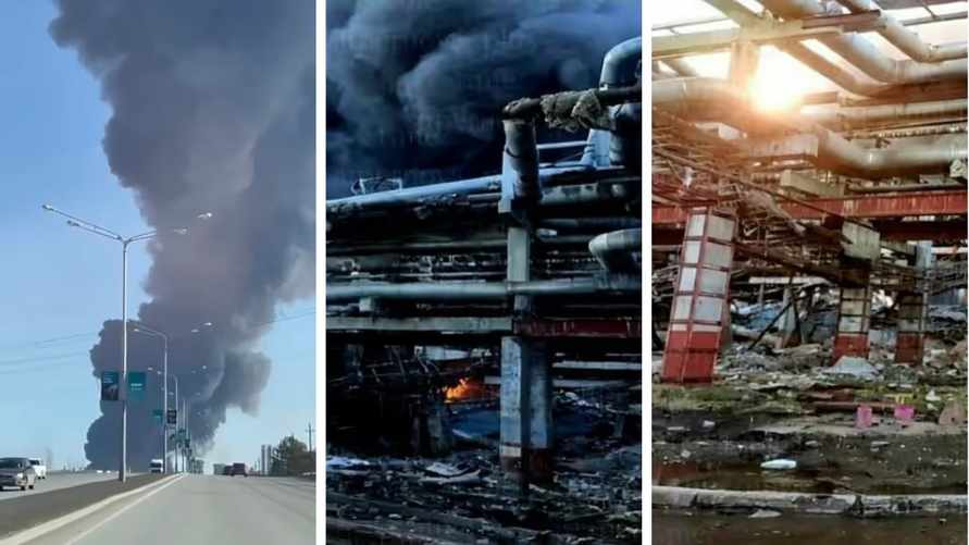 В России взорвался нефтехимический завод