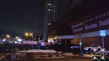 В минском ТЦ Dana Mall вспыхнул пожар