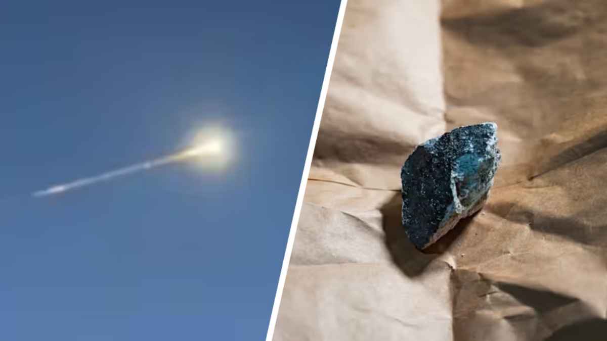 В Германии метеорит пробил крышу дома