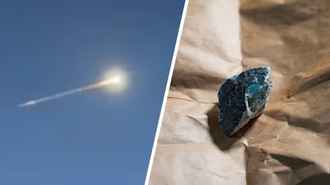 В Германии метеорит пробил крышу дома