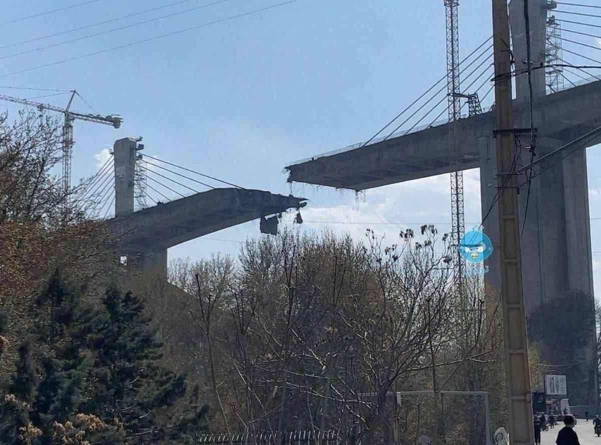 Появились фото разрушенного моста-шедевра, соединявшего Тегеран с севером страны