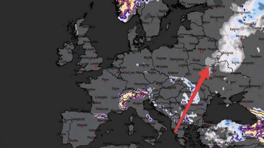 ECMWF спрогнозировал в Беларуси до 3 см снежного покрова к 10 апреля. Карта
