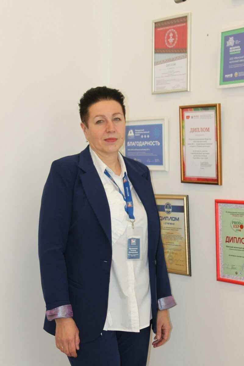 Помощник гендиректора по производственным вопросам ММЗ1 Татьяна Матюшонок. Фото Telegraf.news / Елена Степуро